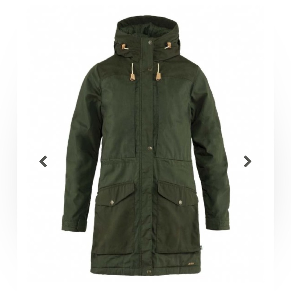 SINGI WOOL PADDED PARKA W DEEP FOREST—Fjallraven